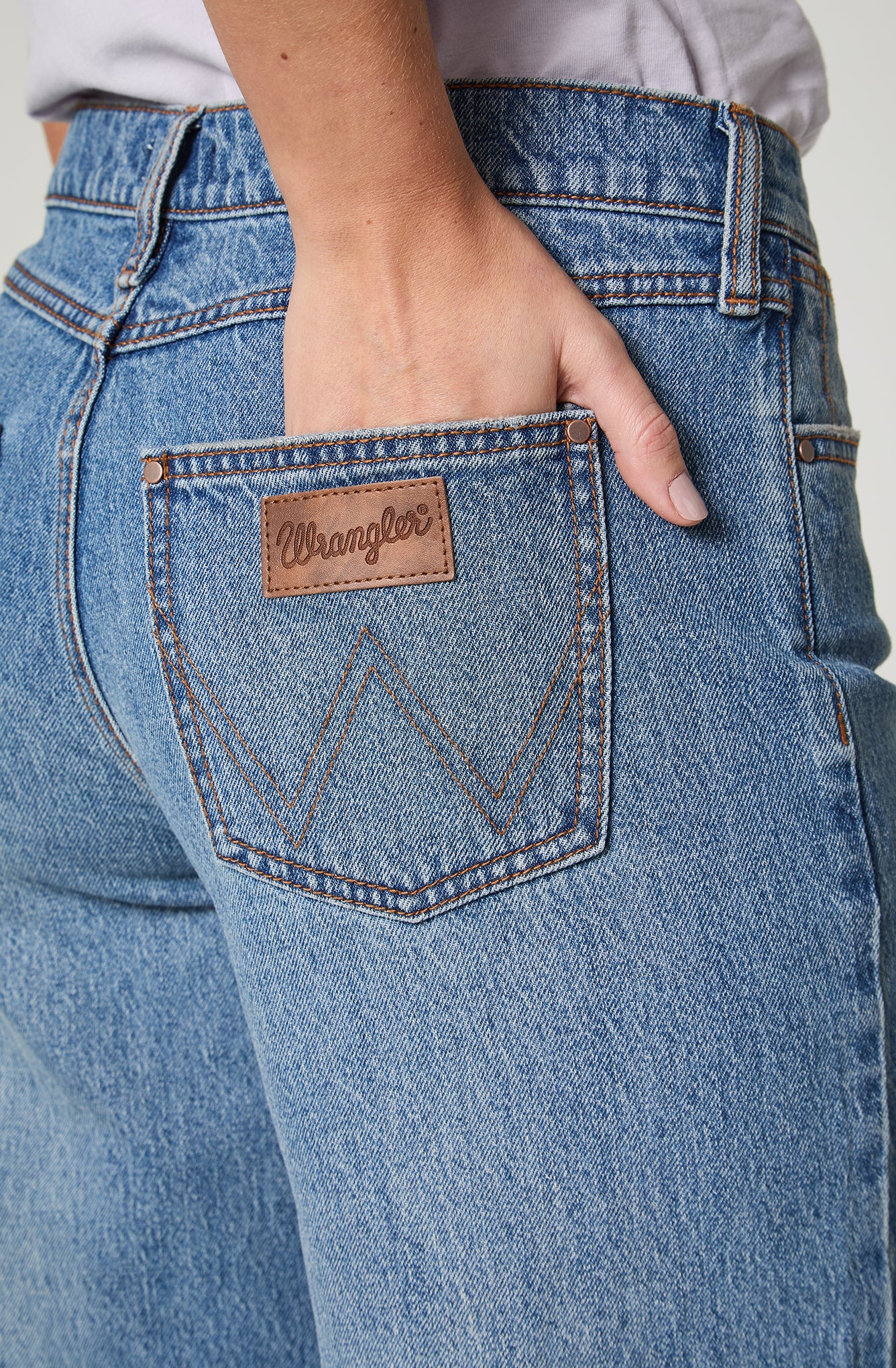 Jeans Mujer Baggy Baggy 100% Cotton Azul Medio