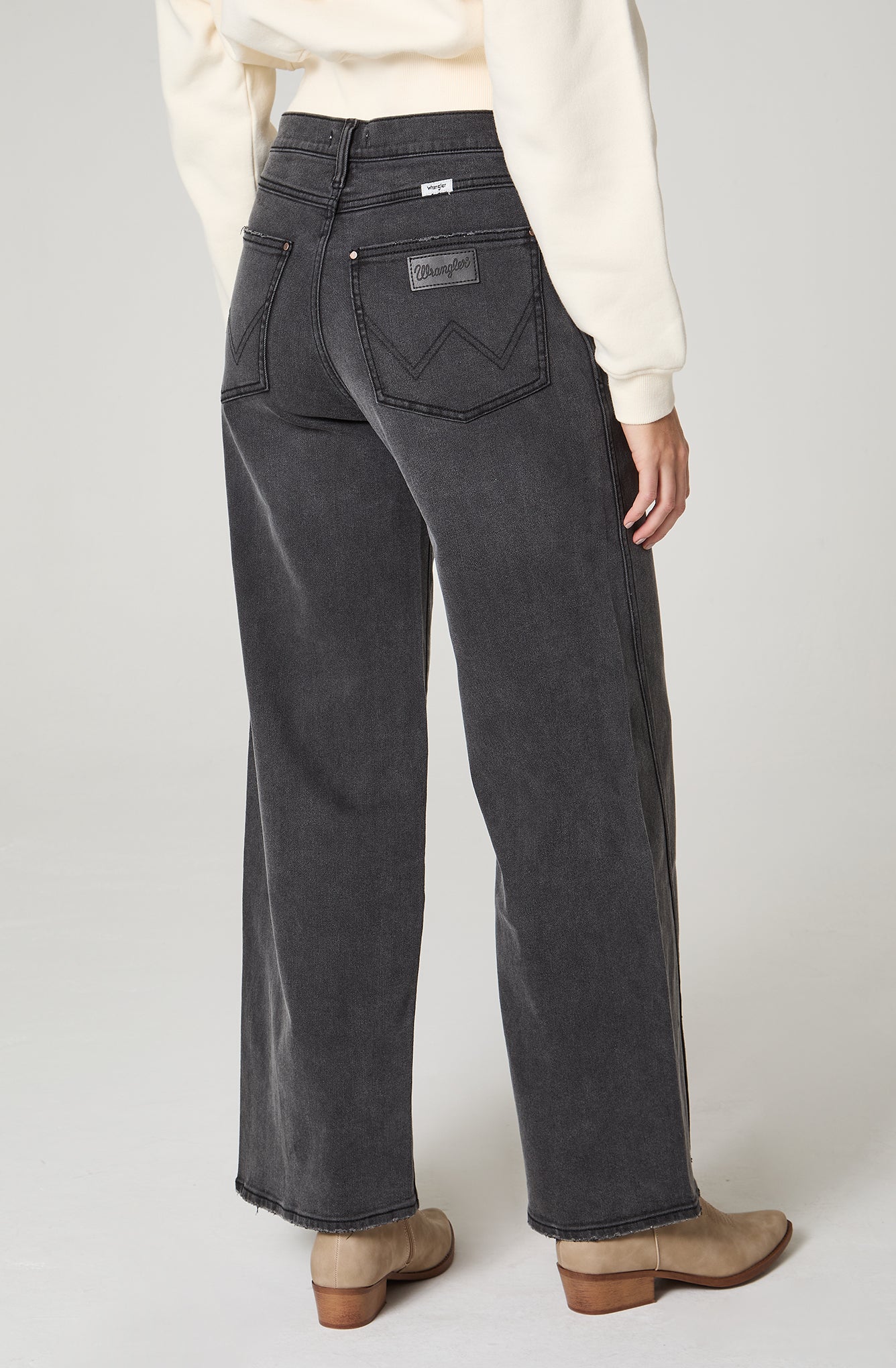 Jeans Mujer Loose Spat Relaxed Fit 100% Cotton Negro