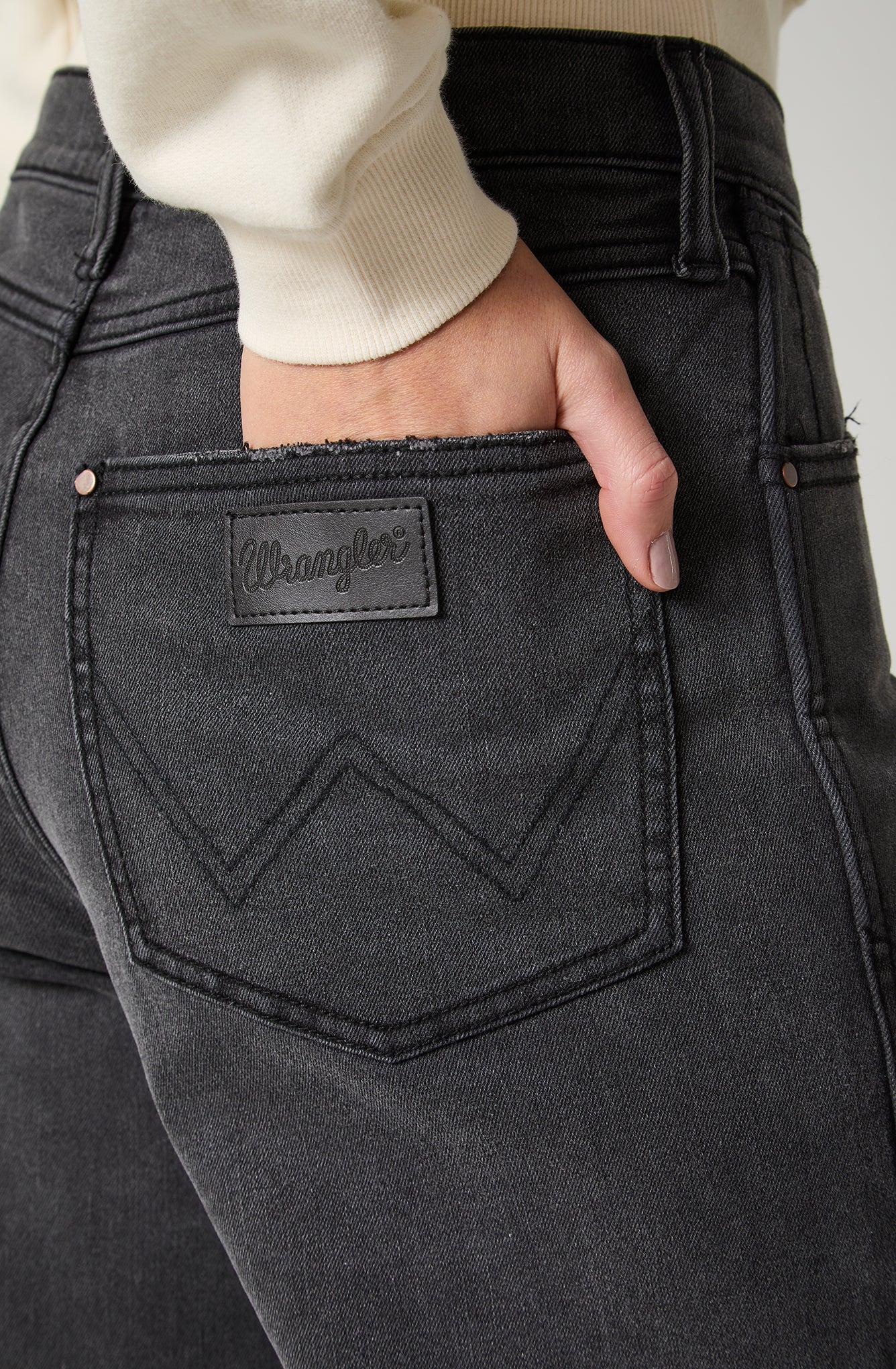 Jeans Mujer Loose Spat Relaxed Fit 100% Cotton Negro