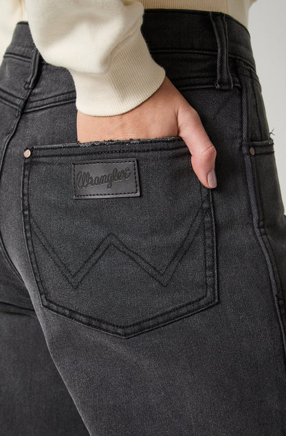 Jeans Mujer Loose Spat Relaxed Fit 100% Cotton Negro
