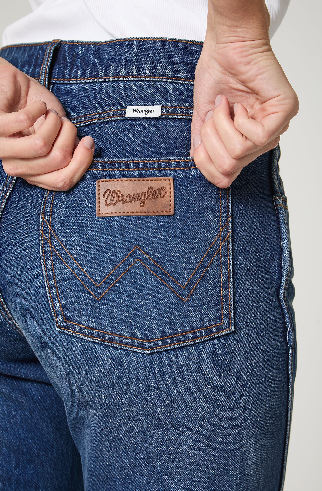 Jeans Mujer 70´Flare Flare 100% Cotton Azul Oscuro