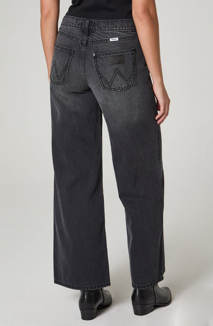 Jeans Mujer Baggy Negro