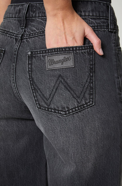 Jeans Mujer Baggy Negro