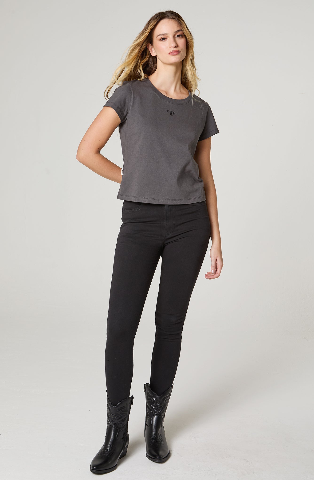 Jeans Mujer Skinny Fit Black 1