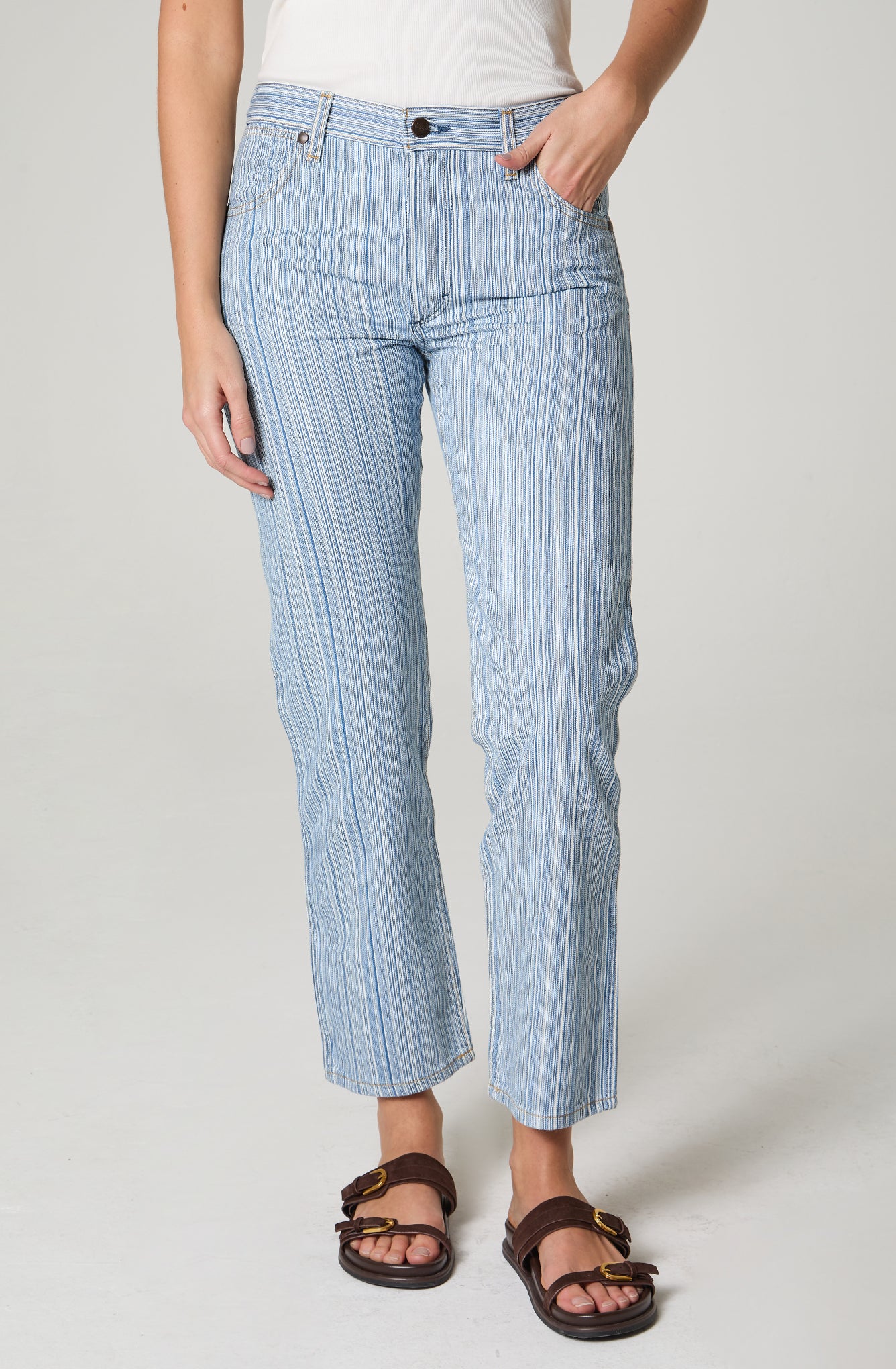 Jeans Mujer Sunset Pinstripe