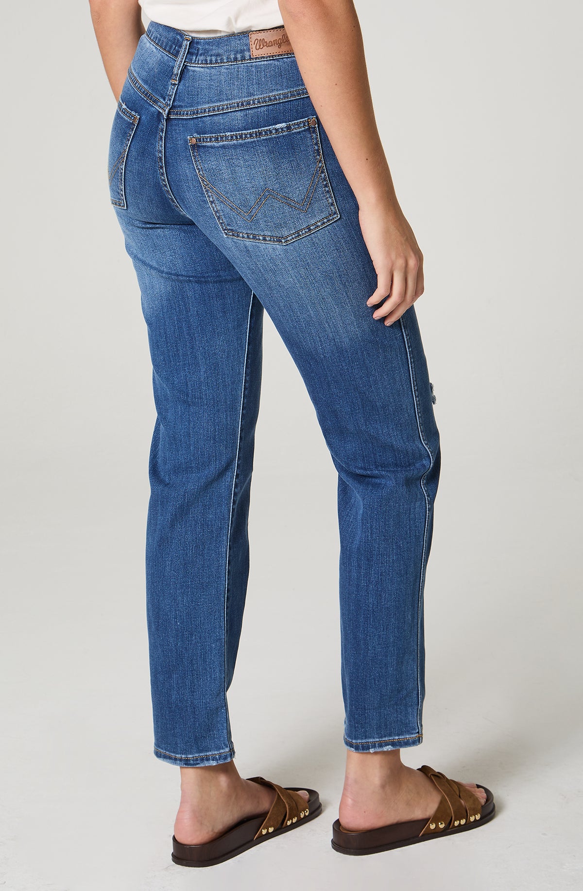 Jeans Mujer Tiro Alto Wild West Straight Fit