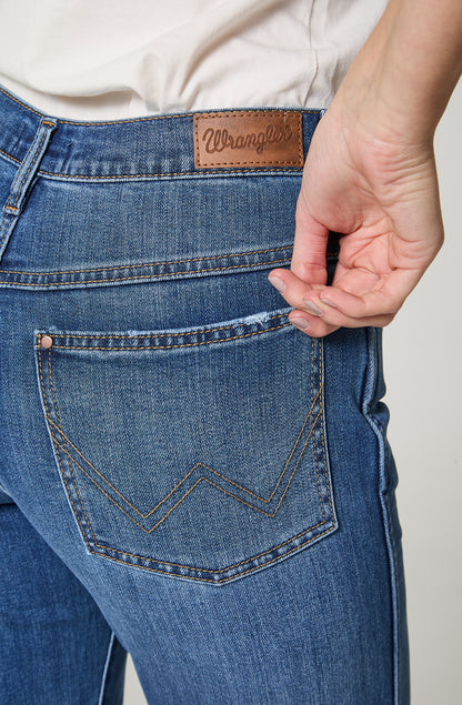 Jeans Mujer Tiro Alto Wild West Straight Fit