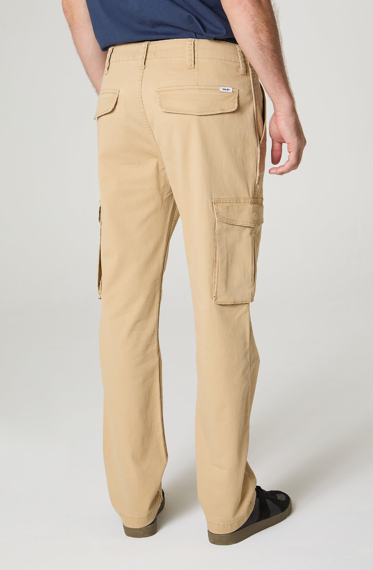 Pantalón Hombre Cargo Regular Fit 100% Cotton Beige