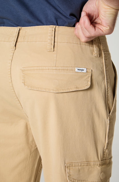 Pantalón Hombre Cargo Regular Fit 100% Cotton Beige