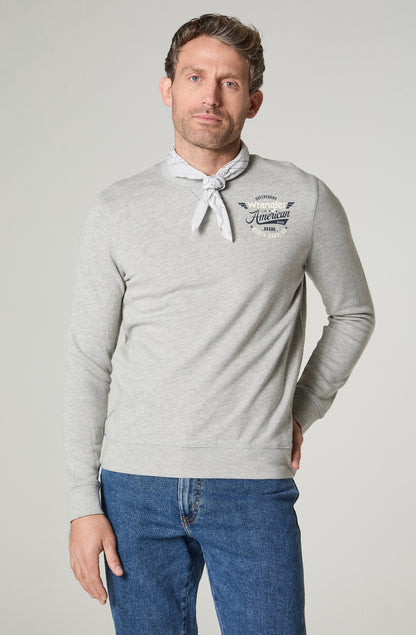 Polerón Crew Sweat Mid Grey Melange