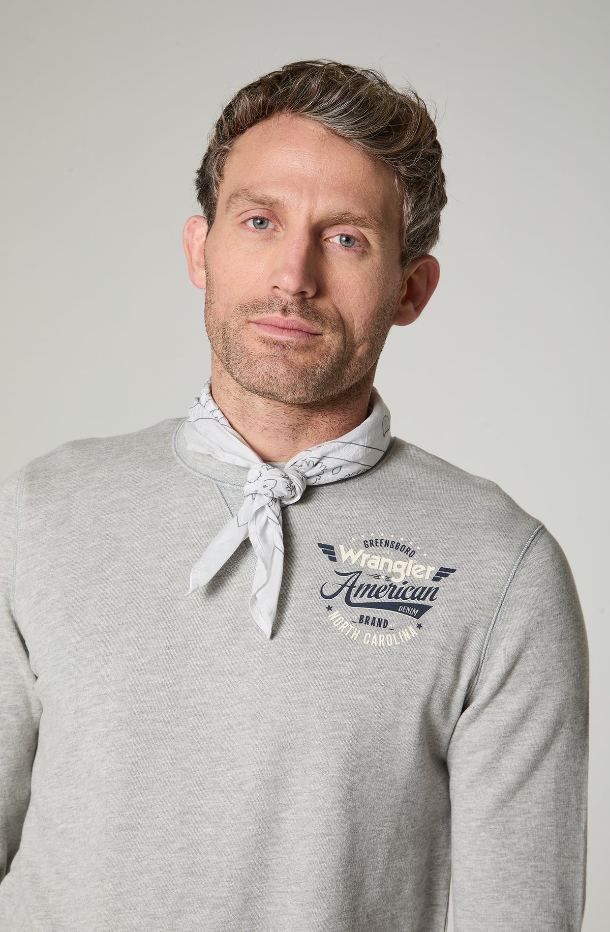 Polerón Crew Sweat Mid Grey Melange