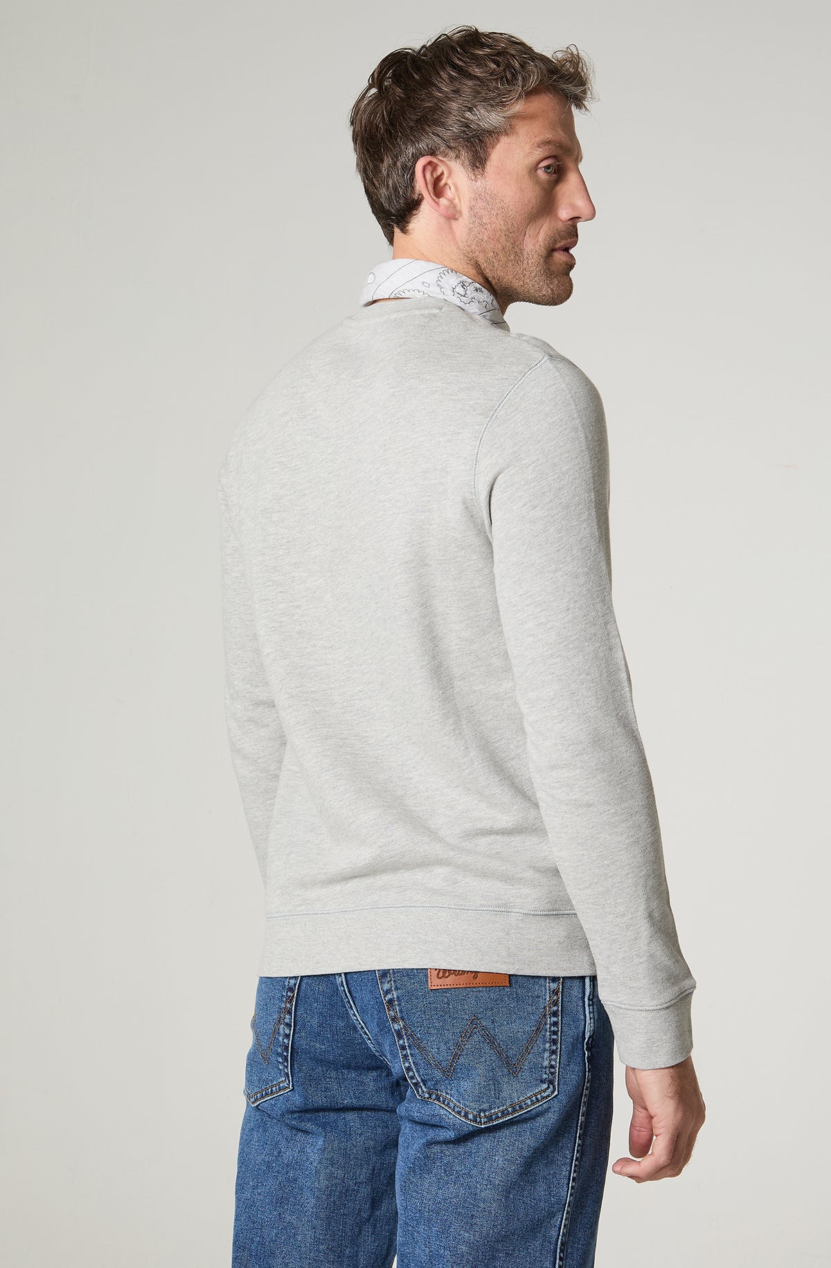 Polerón Crew Sweat Mid Grey Melange