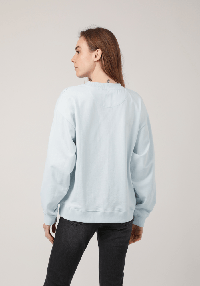 Polerón Retro Sweat Light Blue