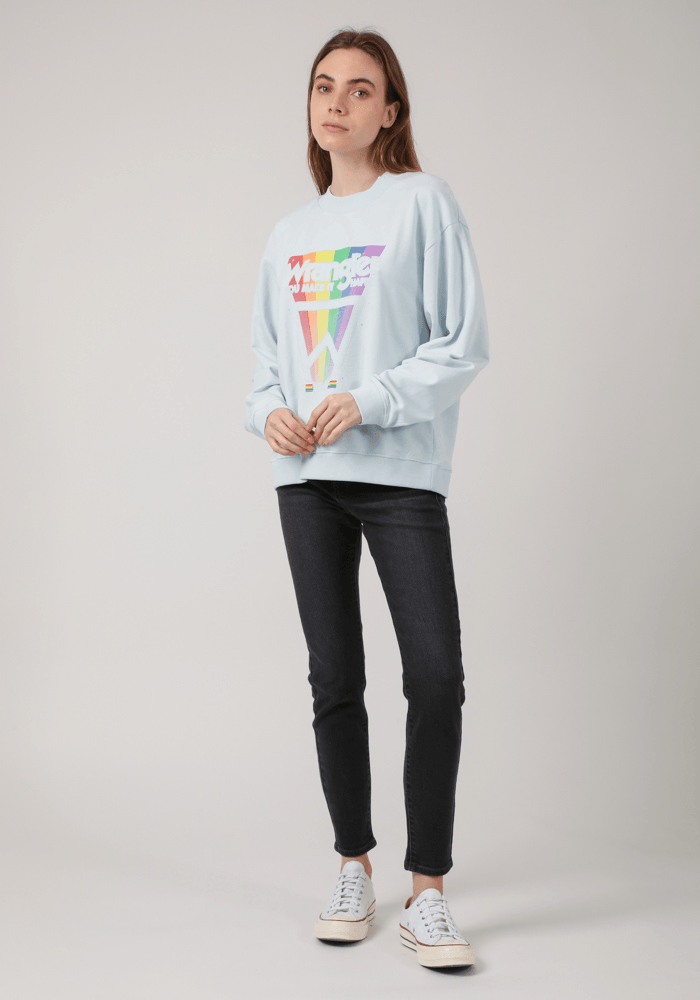 Polerón Retro Sweat Light Blue