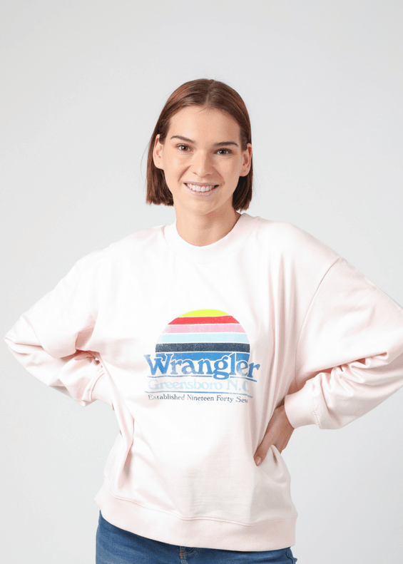 Polerón Retro Sweat Pink Soft