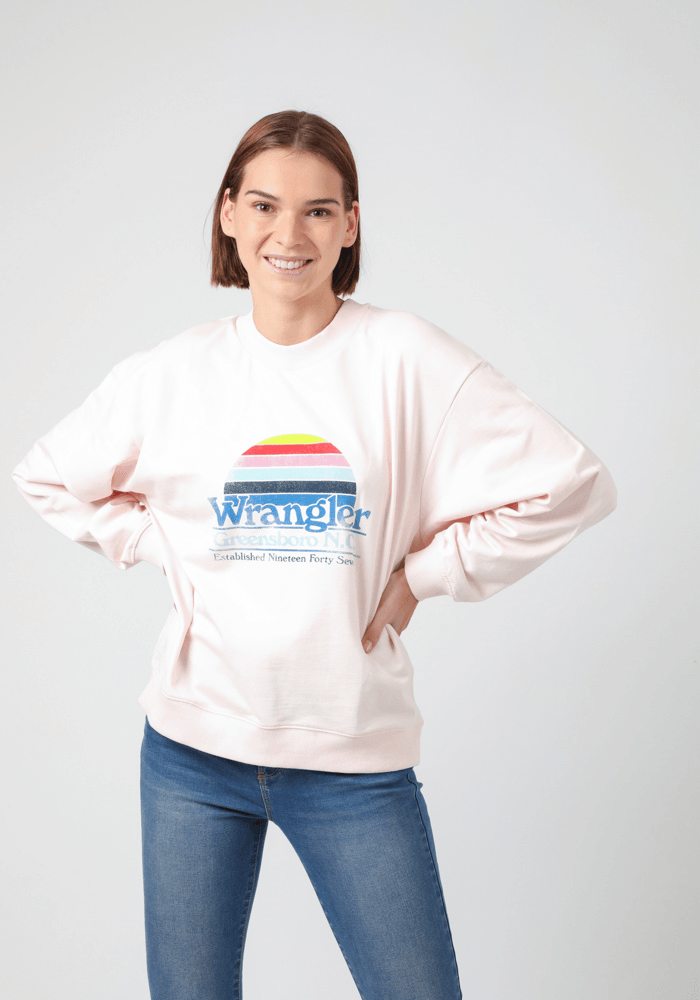 Polerón Retro Sweat Pink Soft