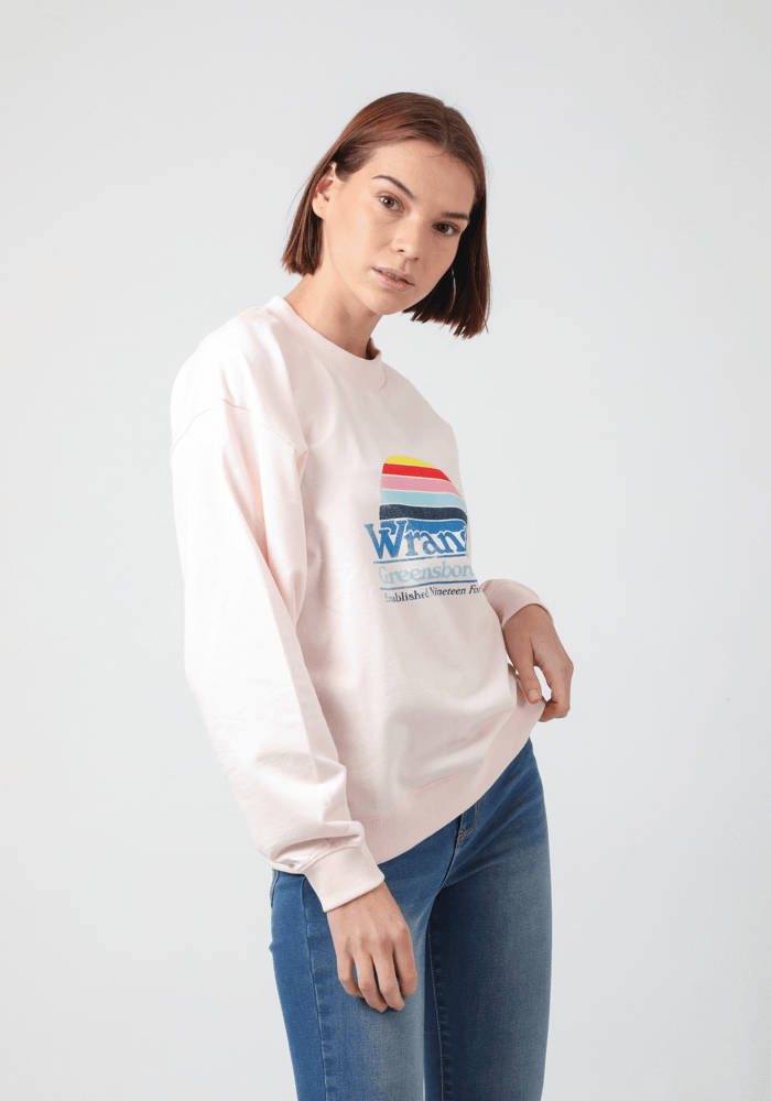 Polerón Retro Sweat Pink Soft