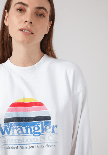 Polerón Retro Sweat Off White