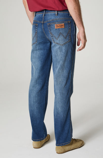 Jeans Hombre Texas Authentic Straight Azul Medio