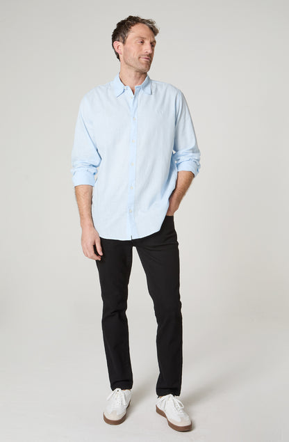 Jeans Hombre Larston Slim Tapered Negro
