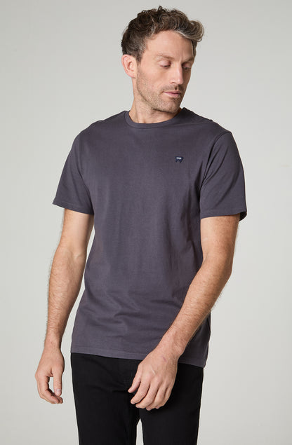 Polera Hombre Patch Regular Fit  Azul Claro