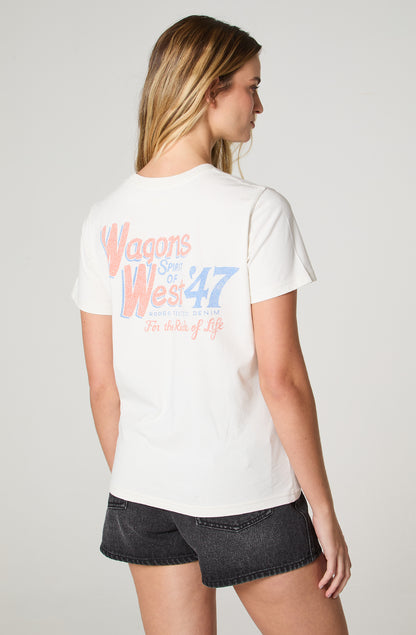 Polera Mujer Patch Regular Fit Blanco