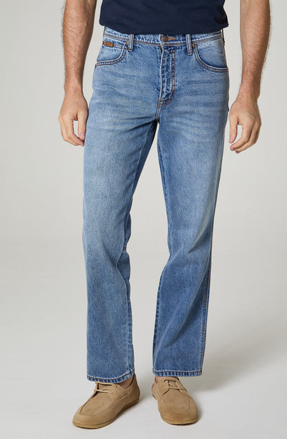 Jeans Hombre Texas Authentic Straight 100% Cotton Azul Medio