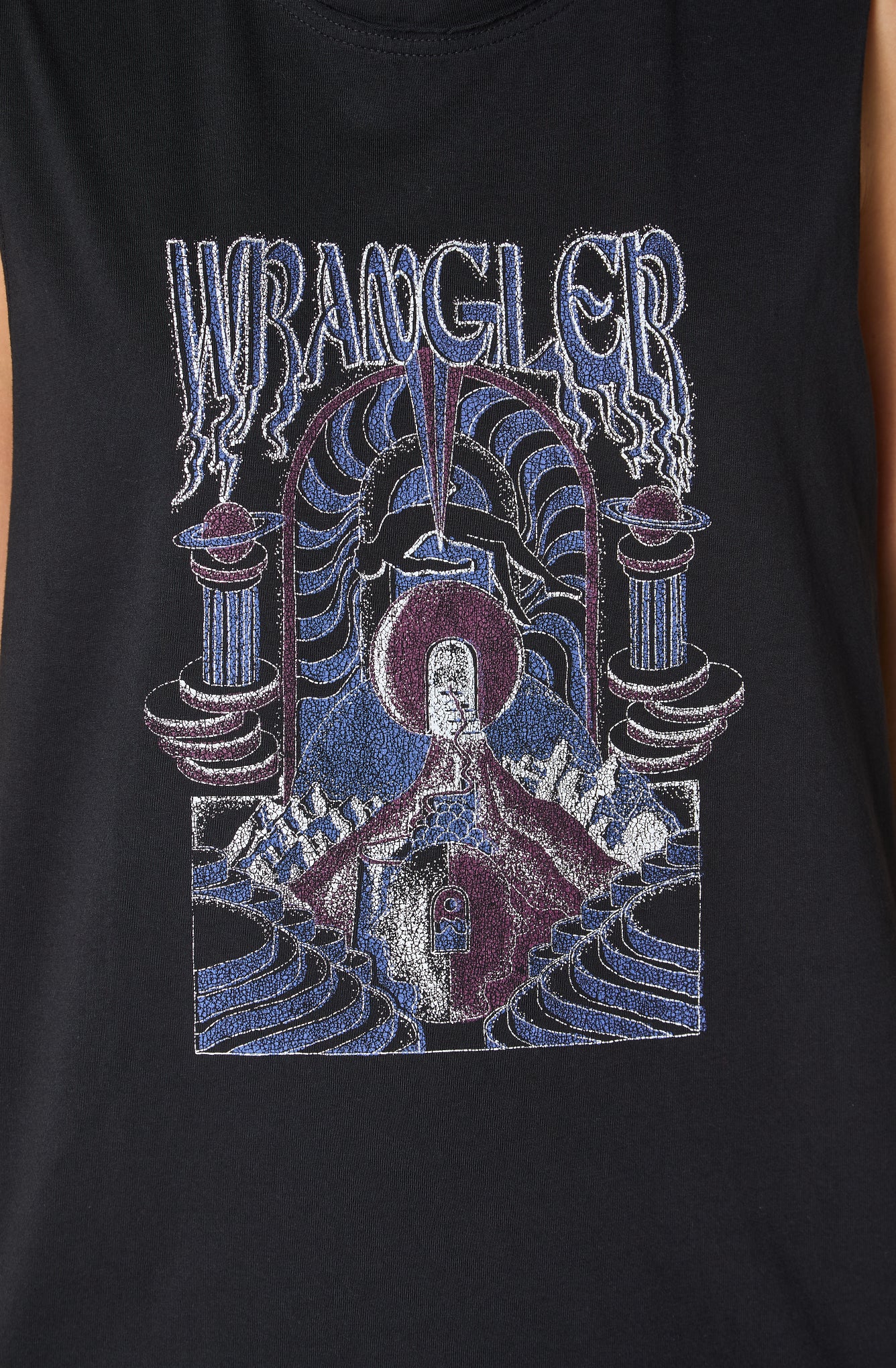 Polera Mujer Patch Regular Fit Negro