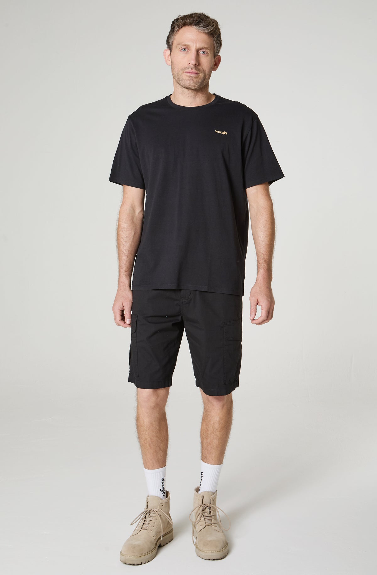Short Hombre Cargo Regular Straight Negro
