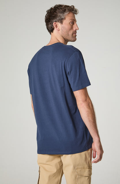 Polera Hombre 1 Pocket Regular Fit Azul