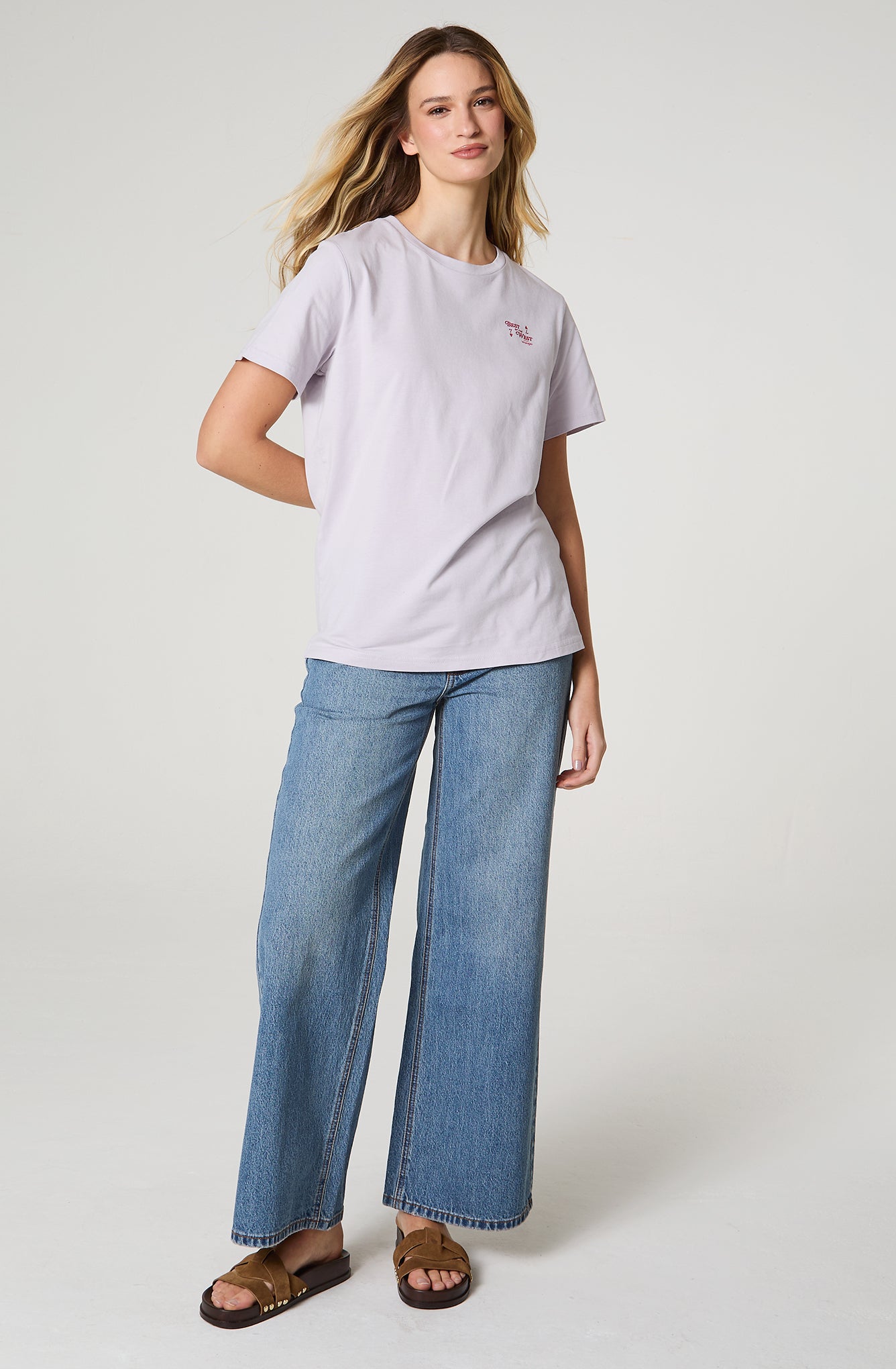 Polera Mujer Patch Regular Violeta