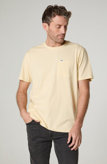Polera Hombre 1 Pocket Regular Fit  Amarillo