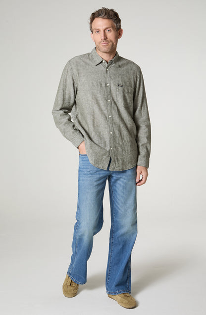 Jeans Hombre Loose Straight Regular Fit Azul