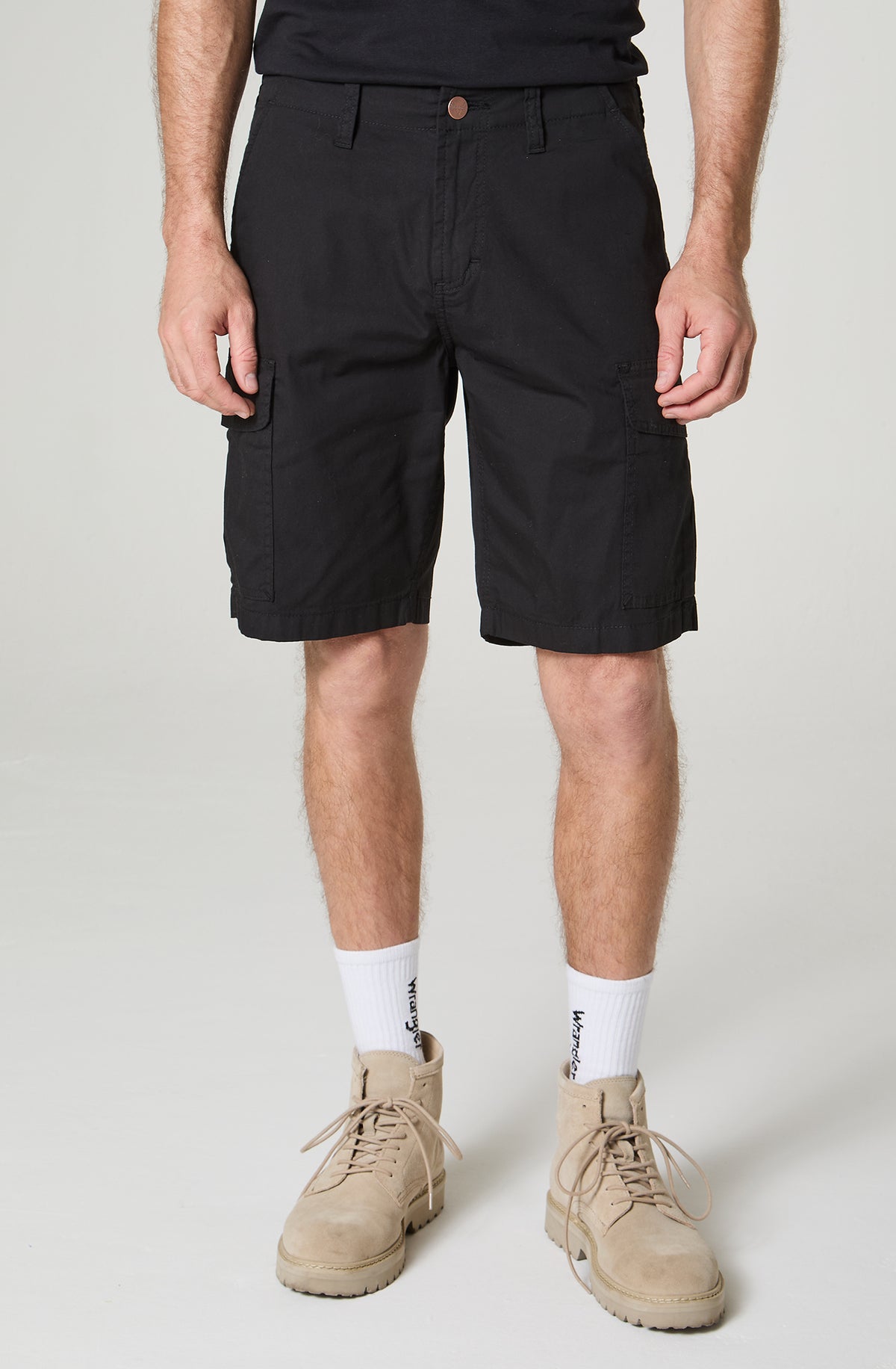 Short Hombre Cargo Regular Straight Negro