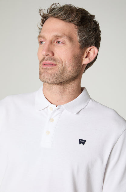 Polera Hombre Pique Regular Fit Blanco