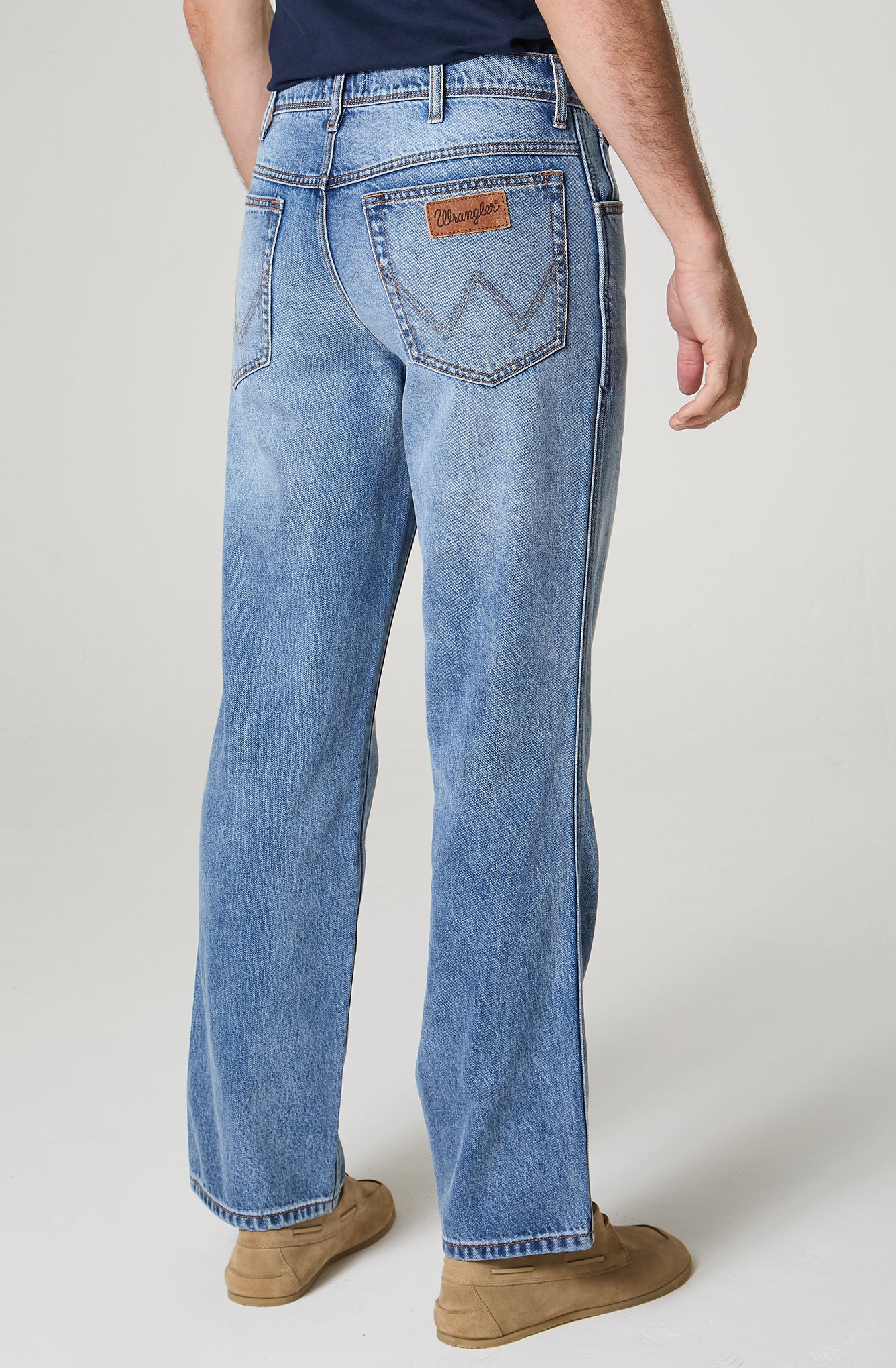 Jeans Hombre Texas Authentic Straight 100% Cotton Azul Medio