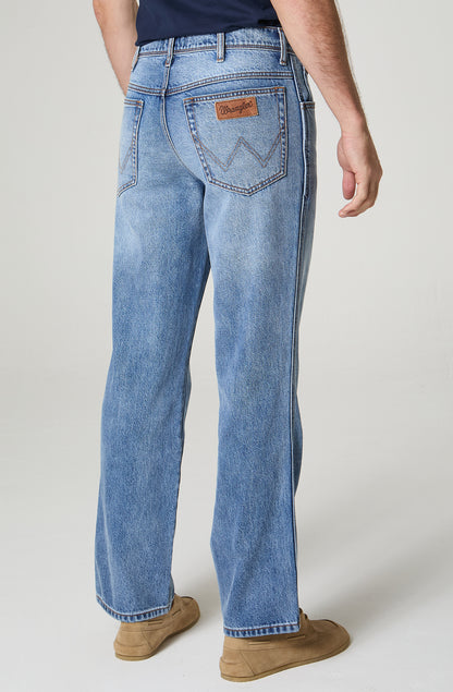Jeans Hombre Texas Authentic Straight 100% Cotton Azul Medio
