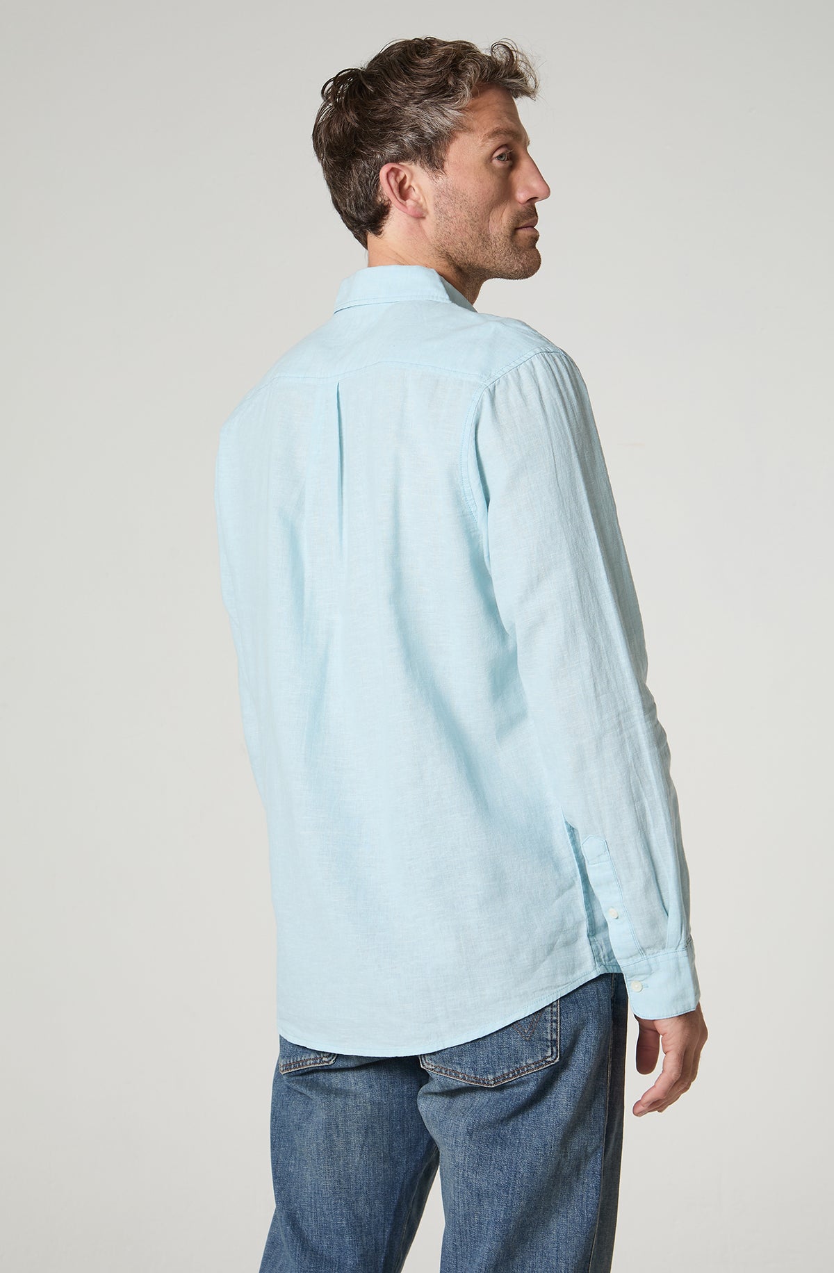 Jeans Hombre Fierce Flare Regular Fit Celeste