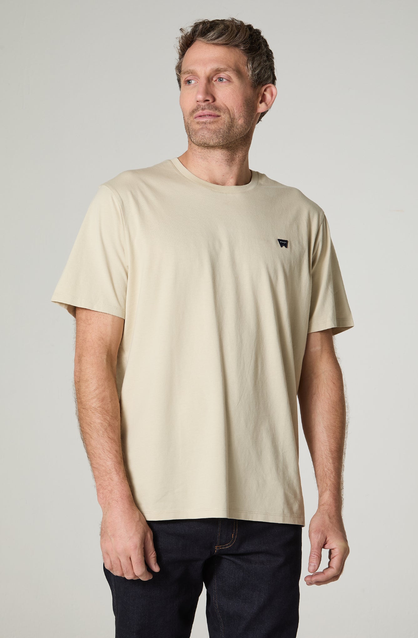 Polera Hombre Patch Regular Fit Beige