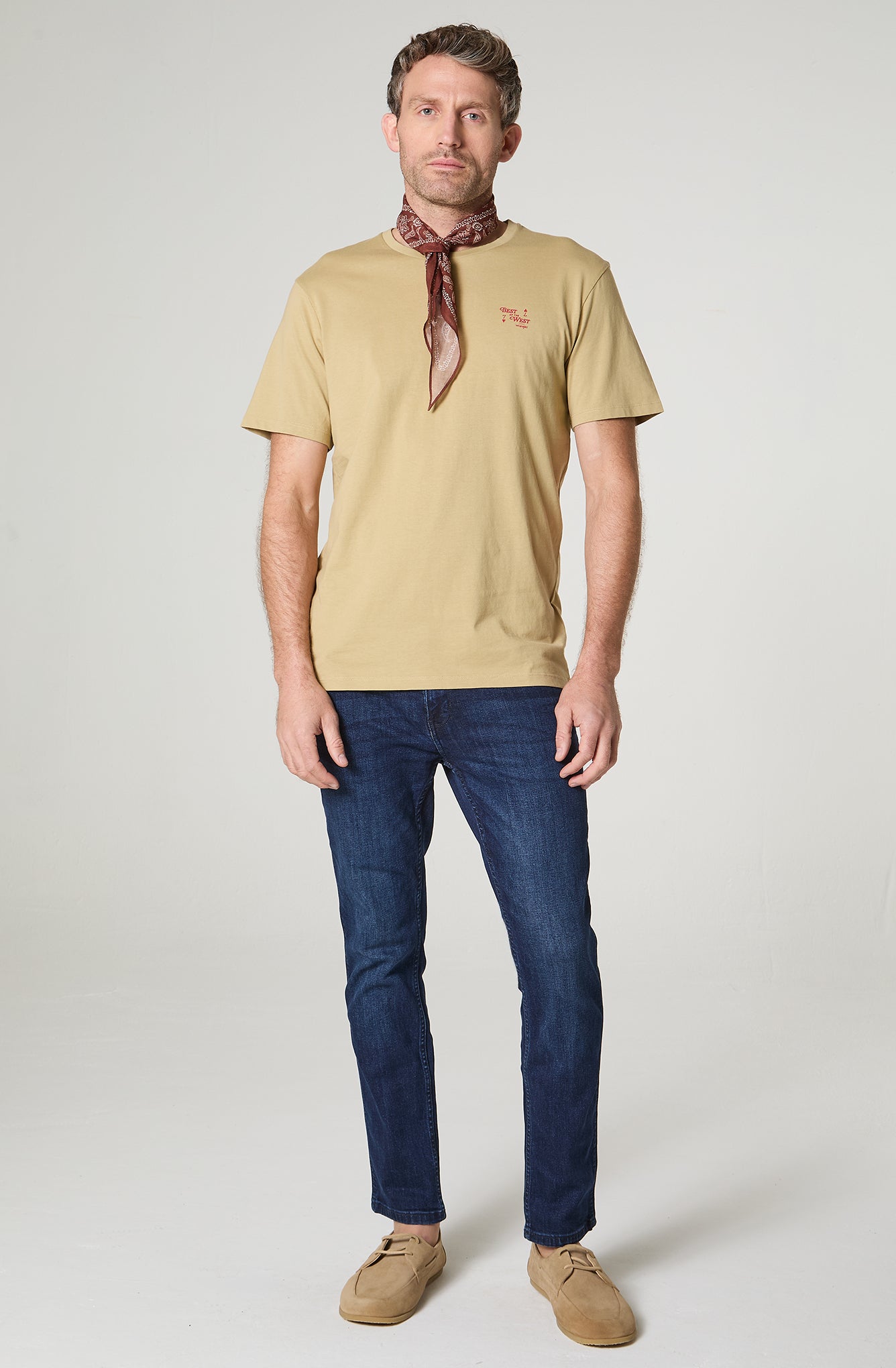 Polera Hombre Regular Fit Crudo