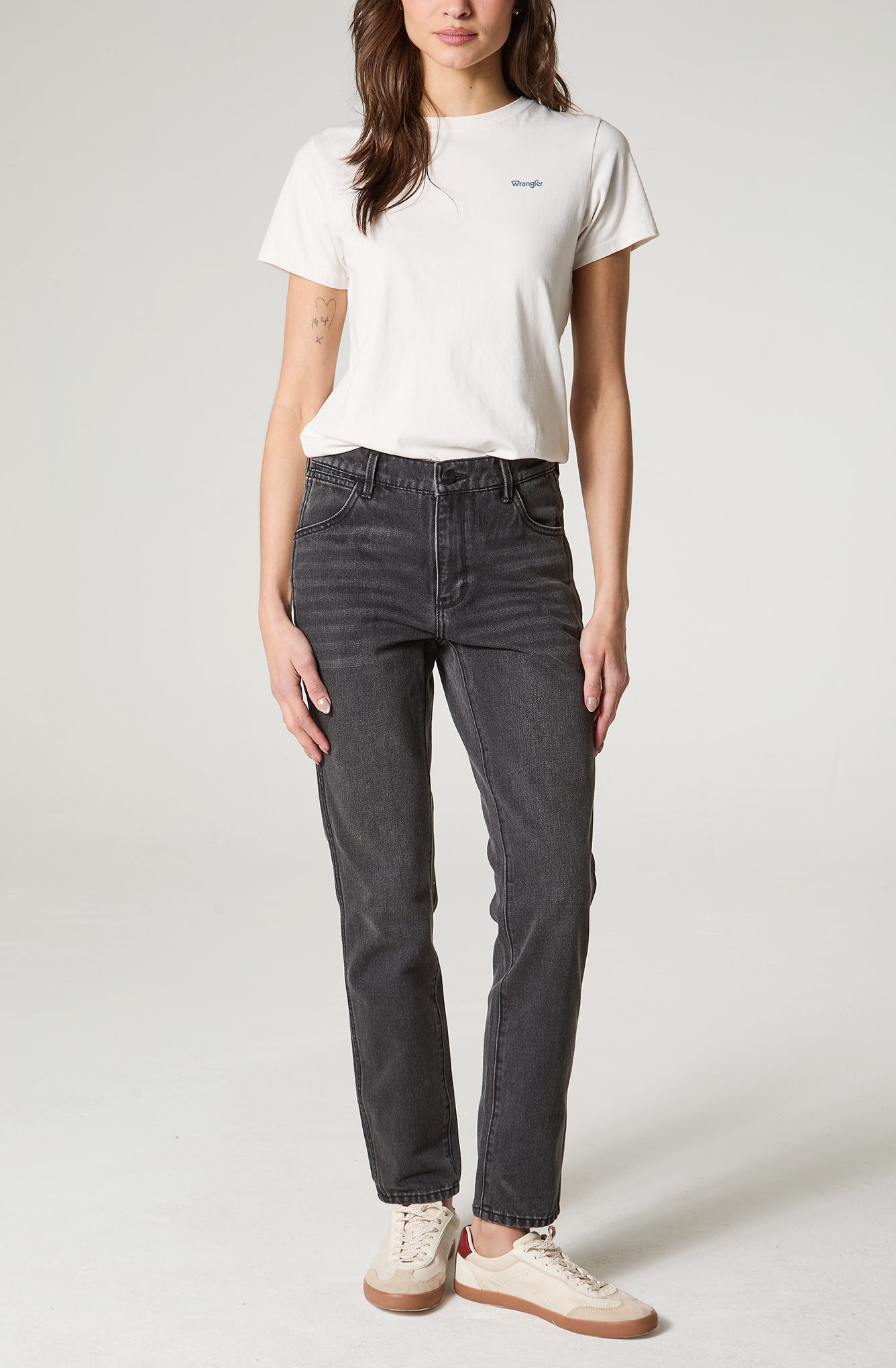 Jeans Mujer Piper Slim Negro