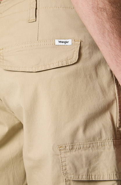 Short Hombre Cargo Regular Straight 100% Cotton Beige