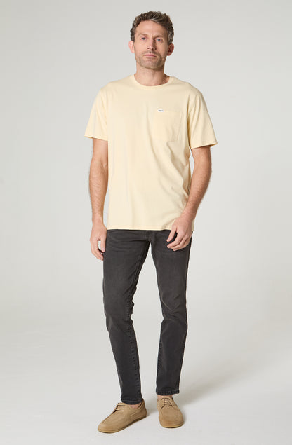 Polera Hombre 1 Pocket Regular Fit  Amarillo