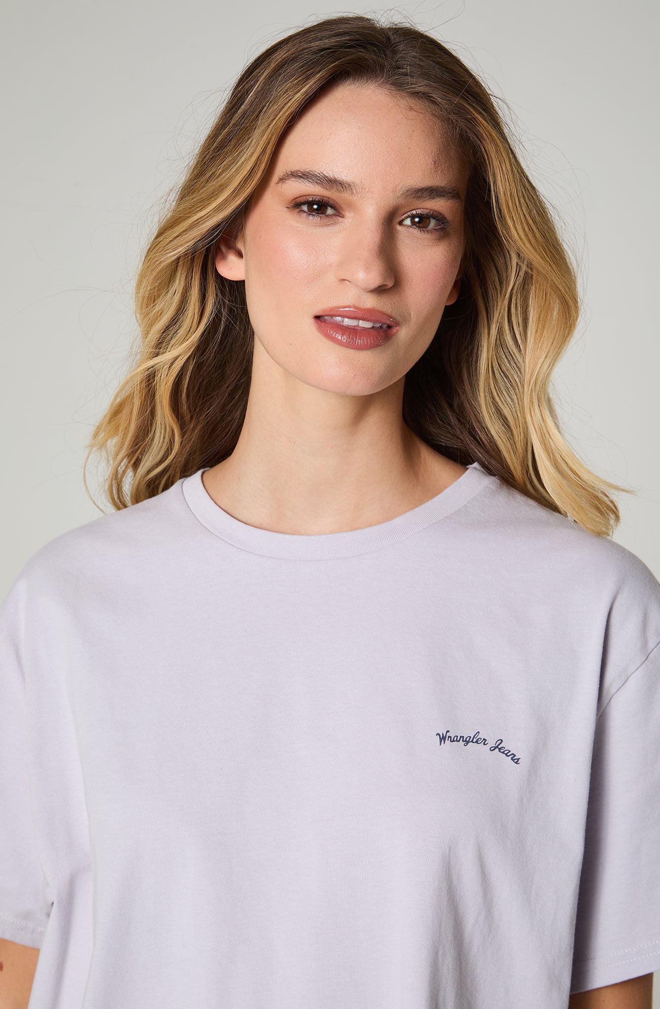 Polera Mujer Patch Regular Fit Violeta