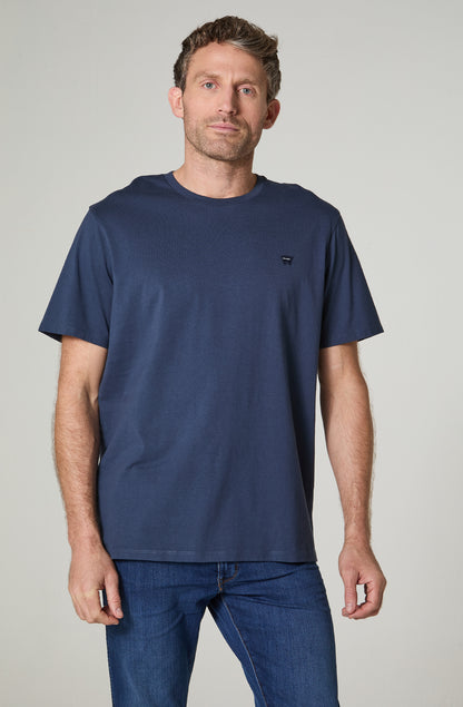 Polera Hombre Patch  Regular Fit Azul