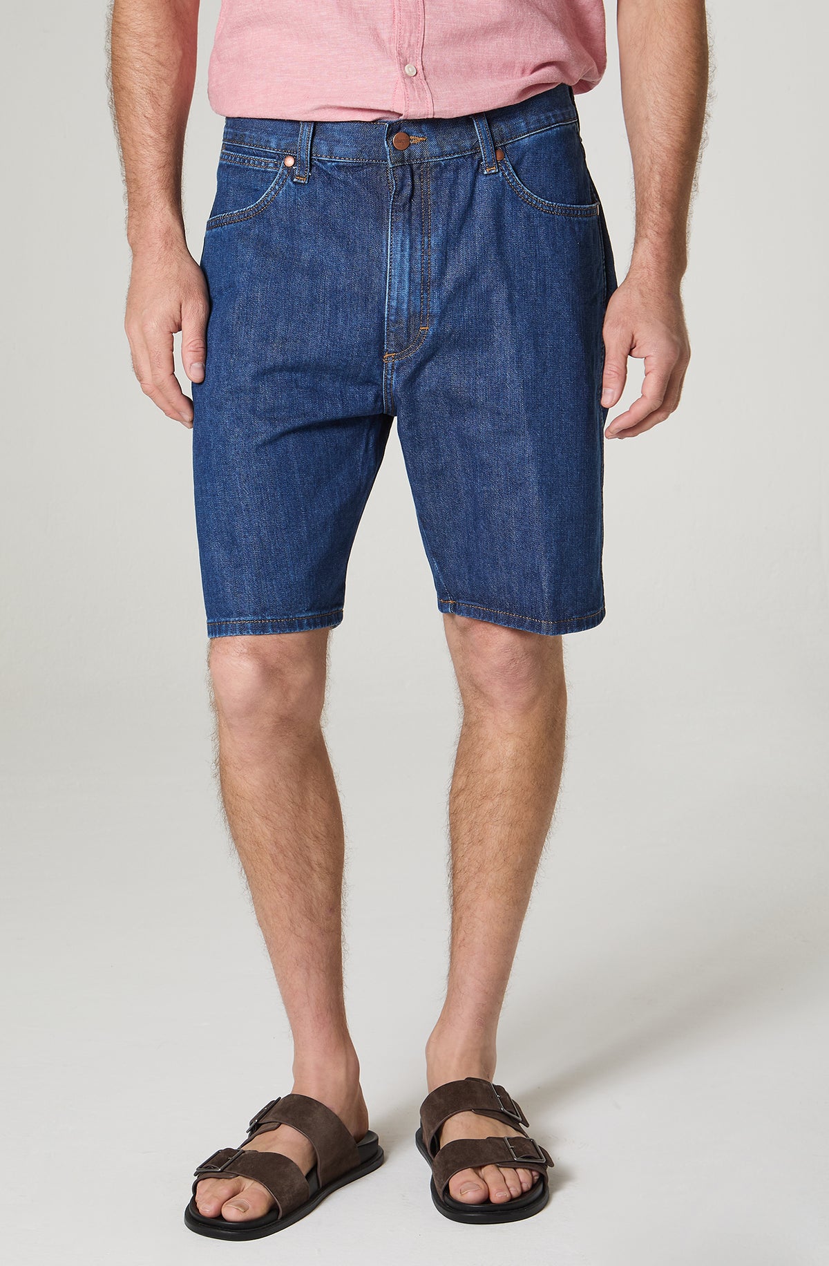 Jeans Hombre Larston Regular Straight Azul Oscuro