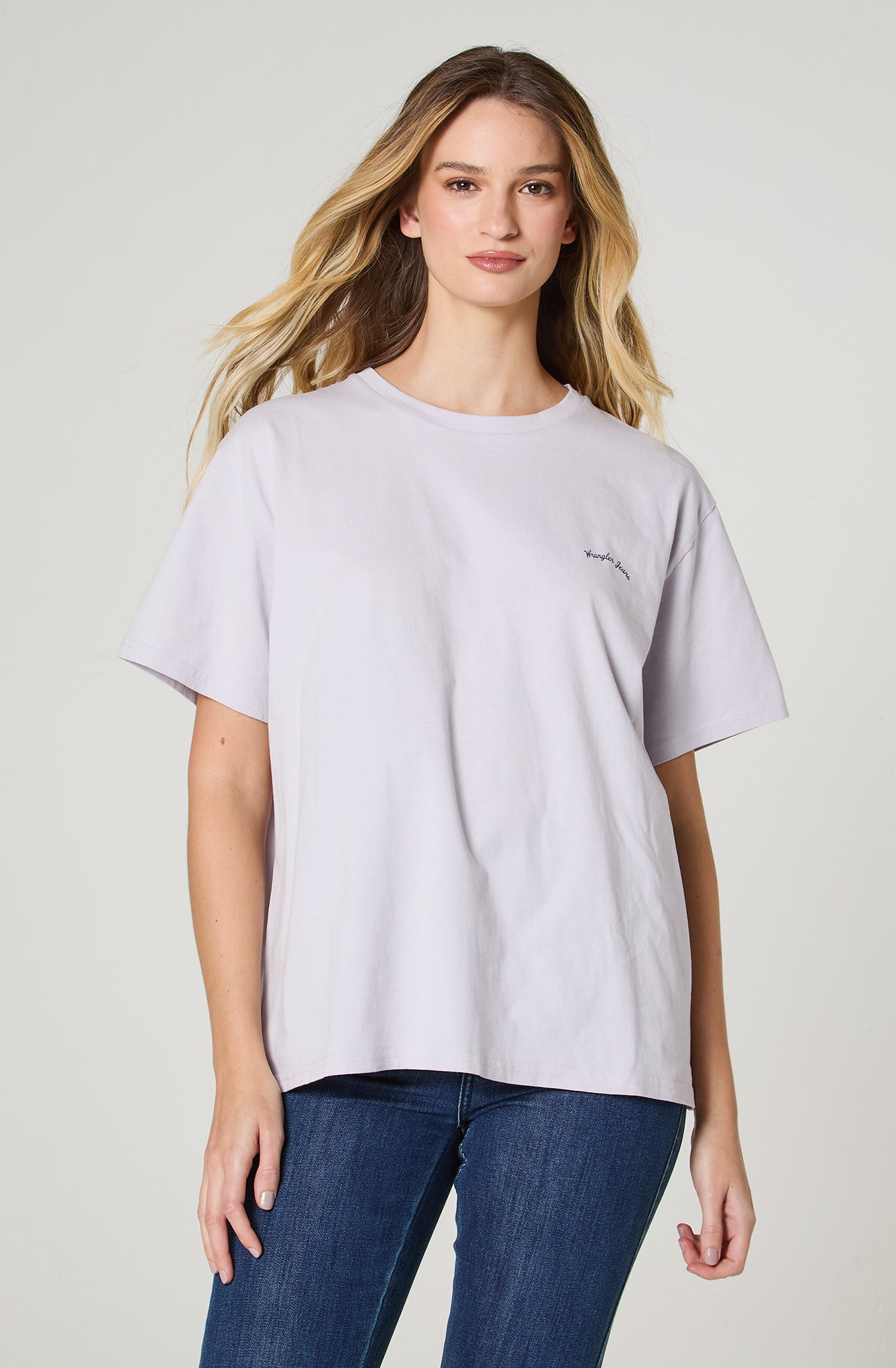 Polera Mujer Patch Regular Fit Violeta