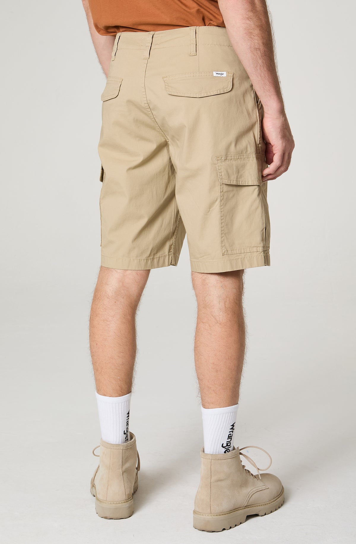 Short Hombre Cargo Regular Straight 100% Cotton Beige
