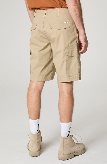 Short Hombre Cargo Regular Straight 100% Cotton Beige