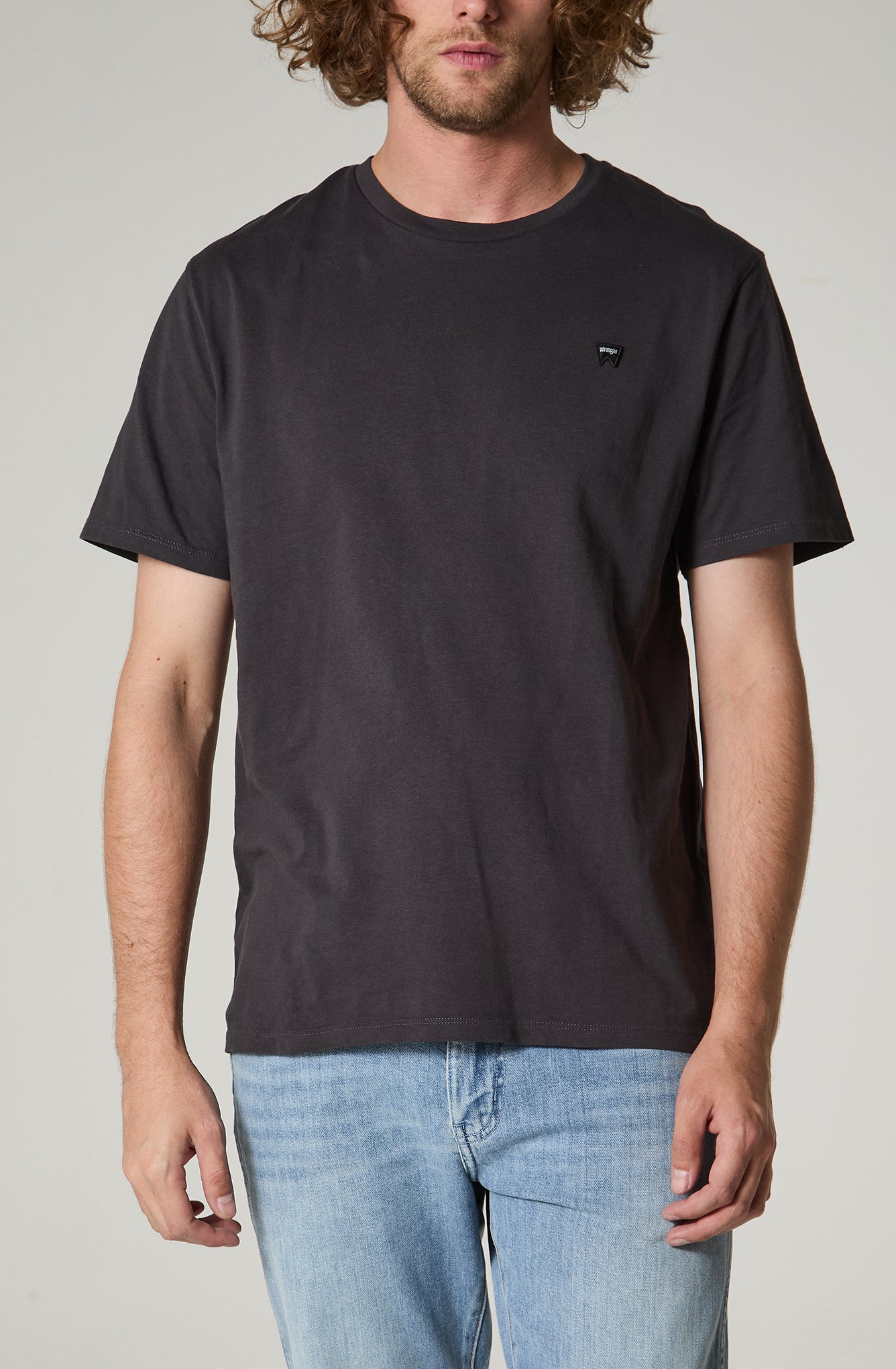 Polera Hombre Patch Regular Fit Negro